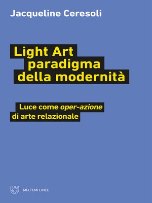 cover image of Light Art paradigma della modernità